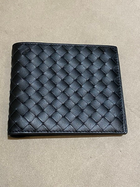 Bottega Veneta Black Intrecciato Wallet