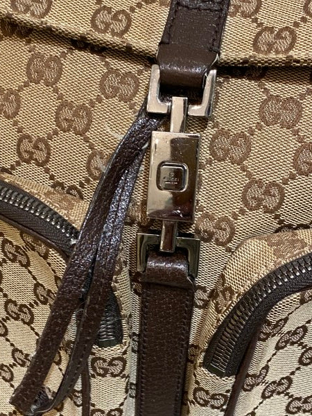 Gucci Bicolor Monogram Backpack Bag