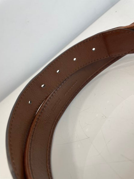 Burberry Brown Haymarket Check Belt 34