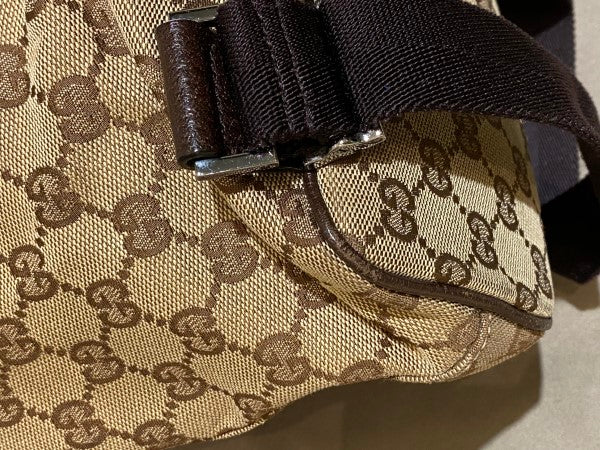 Gucci Bicolor Monogram Backpack Bag