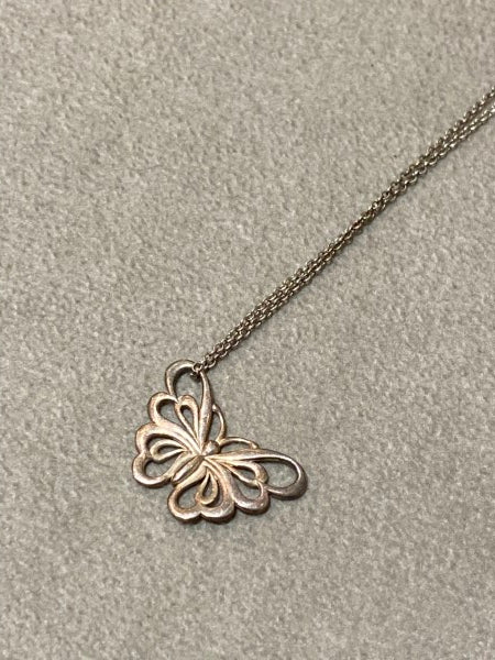 Tiffany & Co Silver Butterfly Necklace