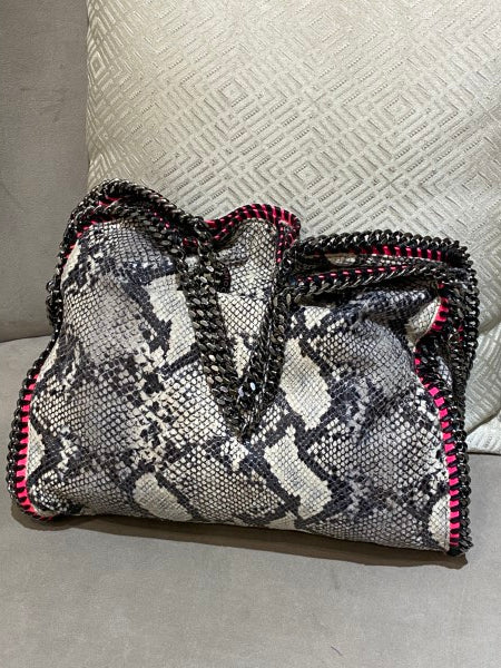 Stella Mccartney Bicolor Python Bag