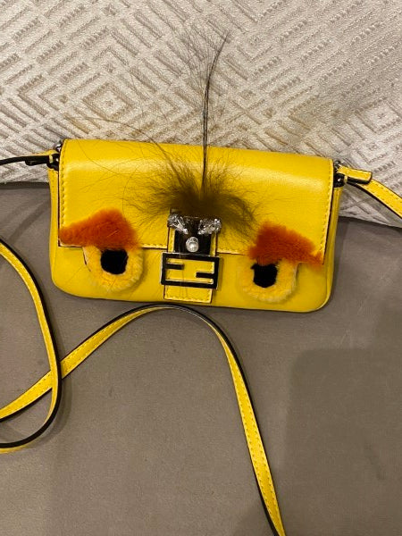 Fendi micro monster baguette online