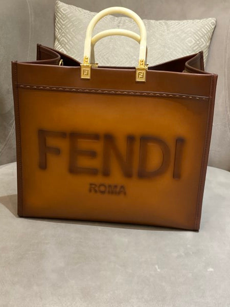 Fendi Brown Sunshine Large Bag