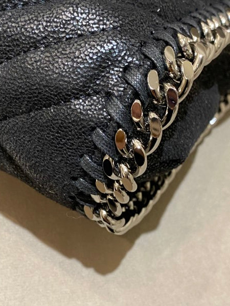 Stella Mccartney Black Falabella Large Bag