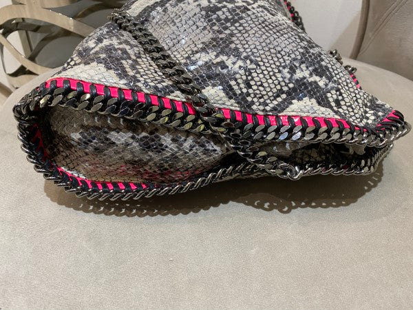 Stella Mccartney Bicolor Python Bag