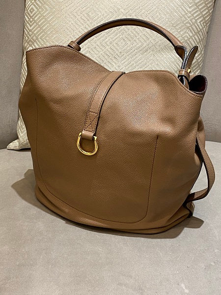 Burberry Brown Buckle Hobo Bag