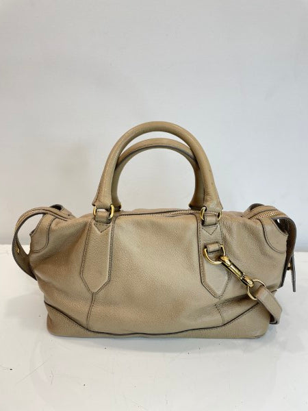 Burberry Beige Bowler Tote Bag