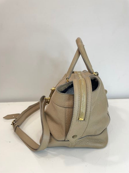 Burberry Beige Bowler Tote Bag