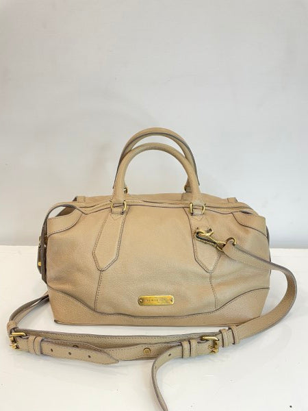 Burberry Beige Bowler Tote Bag