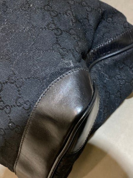 Gucci Black Carry on Duffle Large Bag