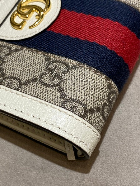 Gucci Bicolor GG Card Case Wallet