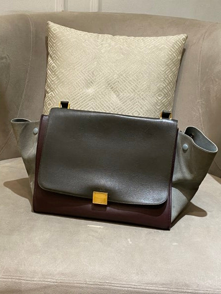 Celine Bicolor Trapeze Large Bag