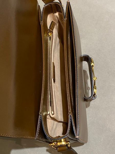 Gucci Brown 1955 Horsebit Bag