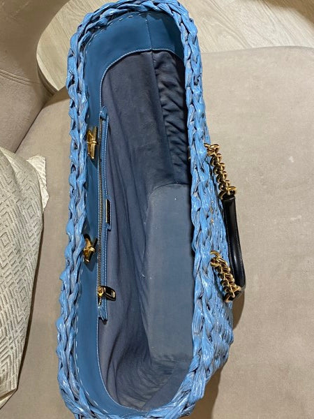 Dolce & Gabbana Blue Beach Bag