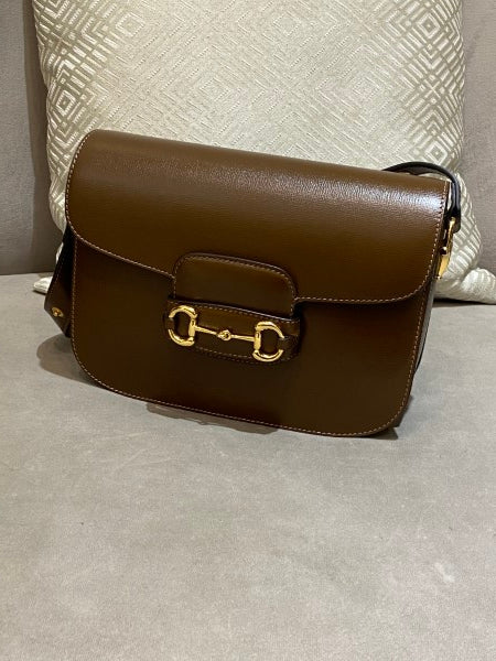 Gucci Brown 1955 Horsebit Bag