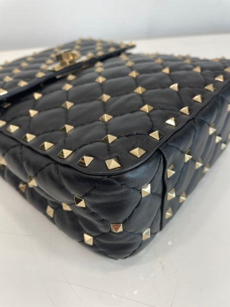 Valentino Black Rockstud Shoulder Bag