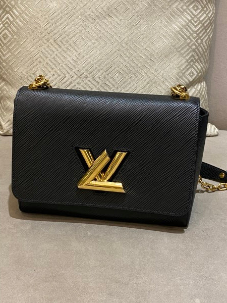 Louis Vuitton Black Twist MM Bag – The Closet Egypt
