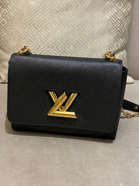 Louis Vuitton Black Twist MM Bag