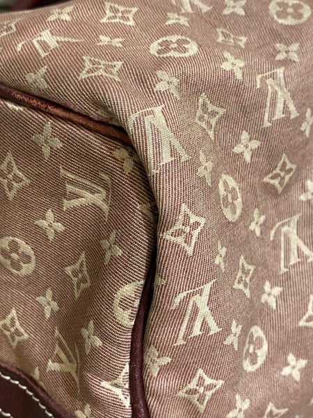 Louis Vuitton Brown Monogram Mini Lin Bandouliere Speedy 30 Bag