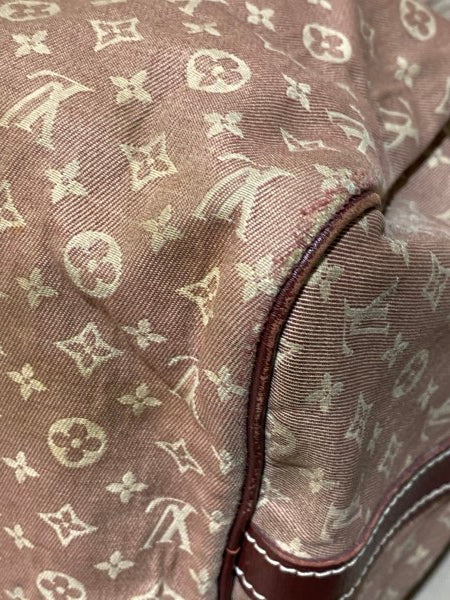 Louis Vuitton Brown Monogram Mini Lin Bandouliere Speedy 30 Bag