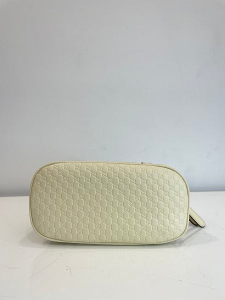 Gucci Cream Microguccissima Mini Dome Bag