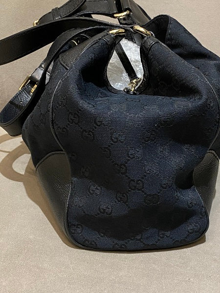 Gucci Black GG Buckle Bag