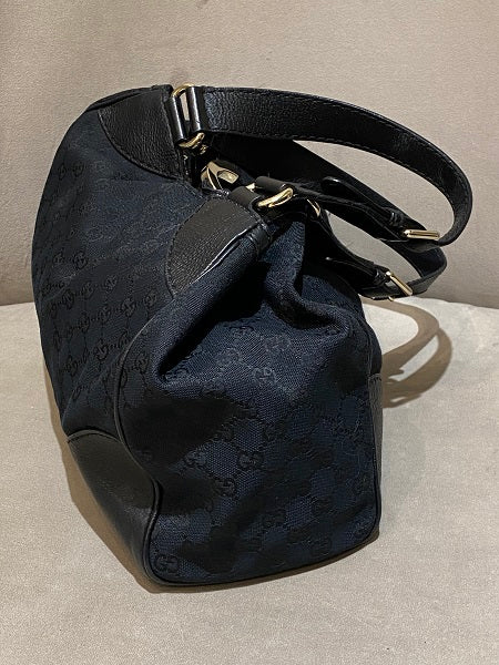 Gucci Black GG Buckle Bag