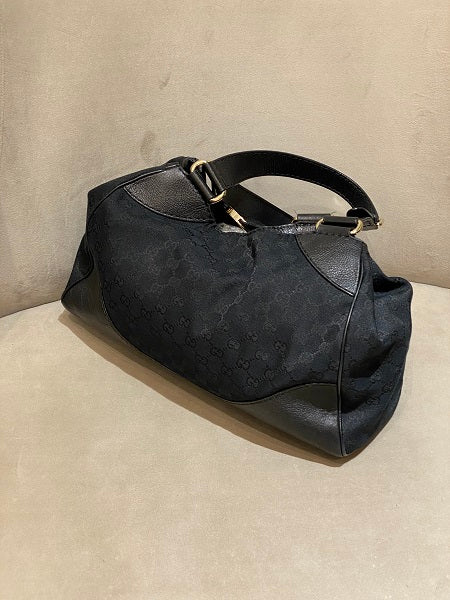 Gucci Black GG Buckle Bag