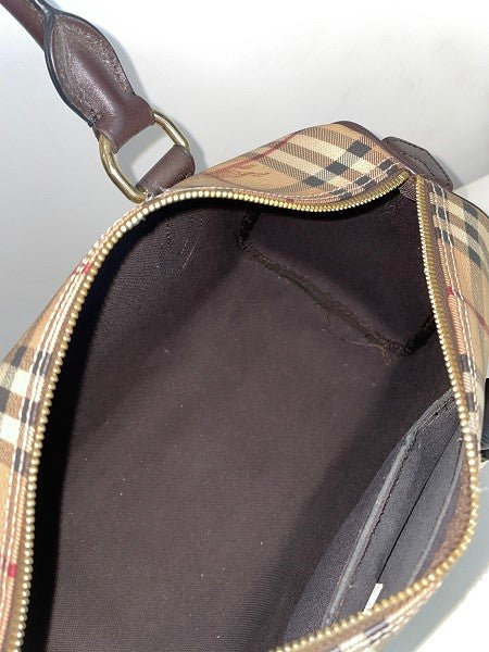 Burberry Haymarket Boston Bowling Bag