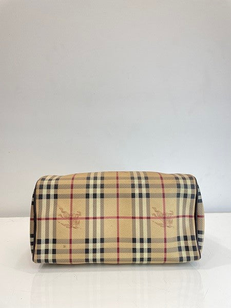 Burberry Haymarket Boston Bowling Bag