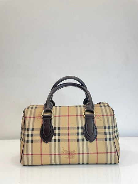 Burberry Haymarket Boston Bowling Bag