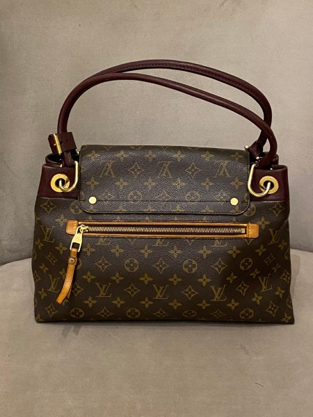 Louis Vuitton Burgundy Monogram Olympe MM Bag