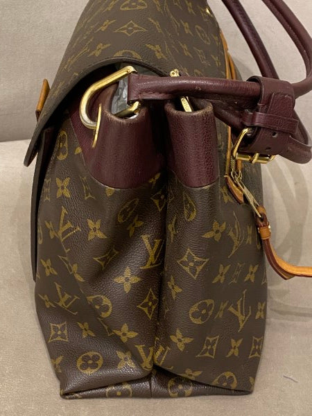 Louis Vuitton Burgundy Monogram Olympe MM Bag