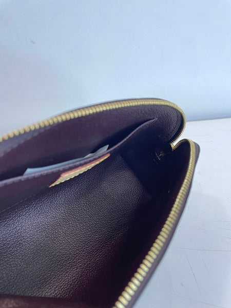 Louis Vuitton Burgundy Monogram Vernis Pouch