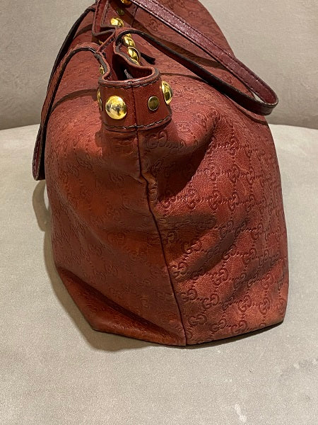 Gucci Brown GG Monogram Babouska Tote Bag