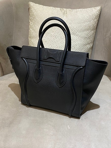 Celine Black Luggage Large Bag