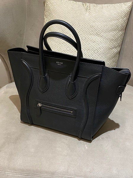 Celine Black Luggage Large Bag