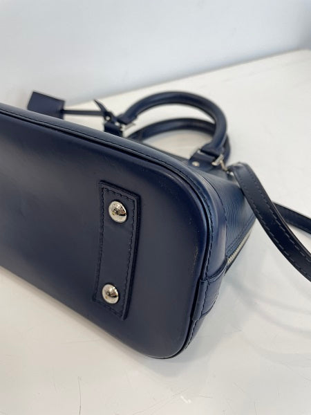 Louis Vuitton Blue Alma BB Bag