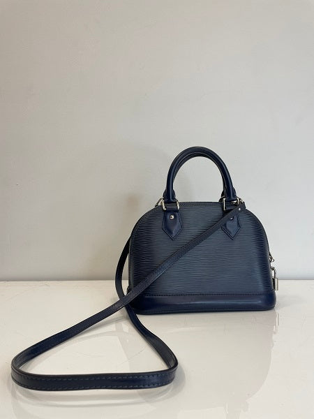 Louis Vuitton Blue Alma BB Bag