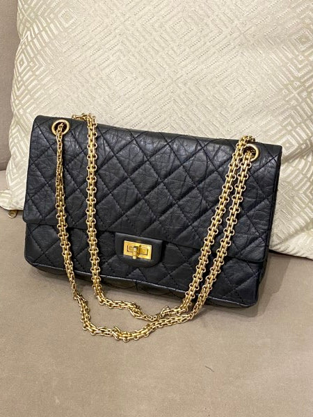 Chanel Black Reissue Double Flap Bag