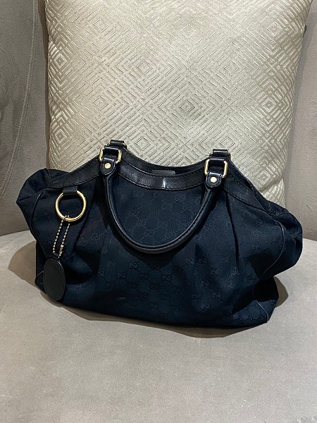 Gucci Black Hobo Bag